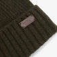 Barbour Mutsen  Carlton beanie hat - dark green 