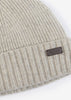 Barbour Mutsen  Carlton beanie hat - light grey 