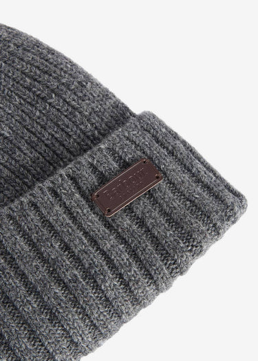 Barbour Mutsen  Carlton beanie hat - grey 