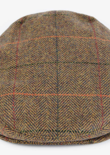 Barbour Petten  Wilkin flat cap - olive orange red 