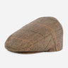 Barbour Petten  Wilkin flat cap - olive orange red 