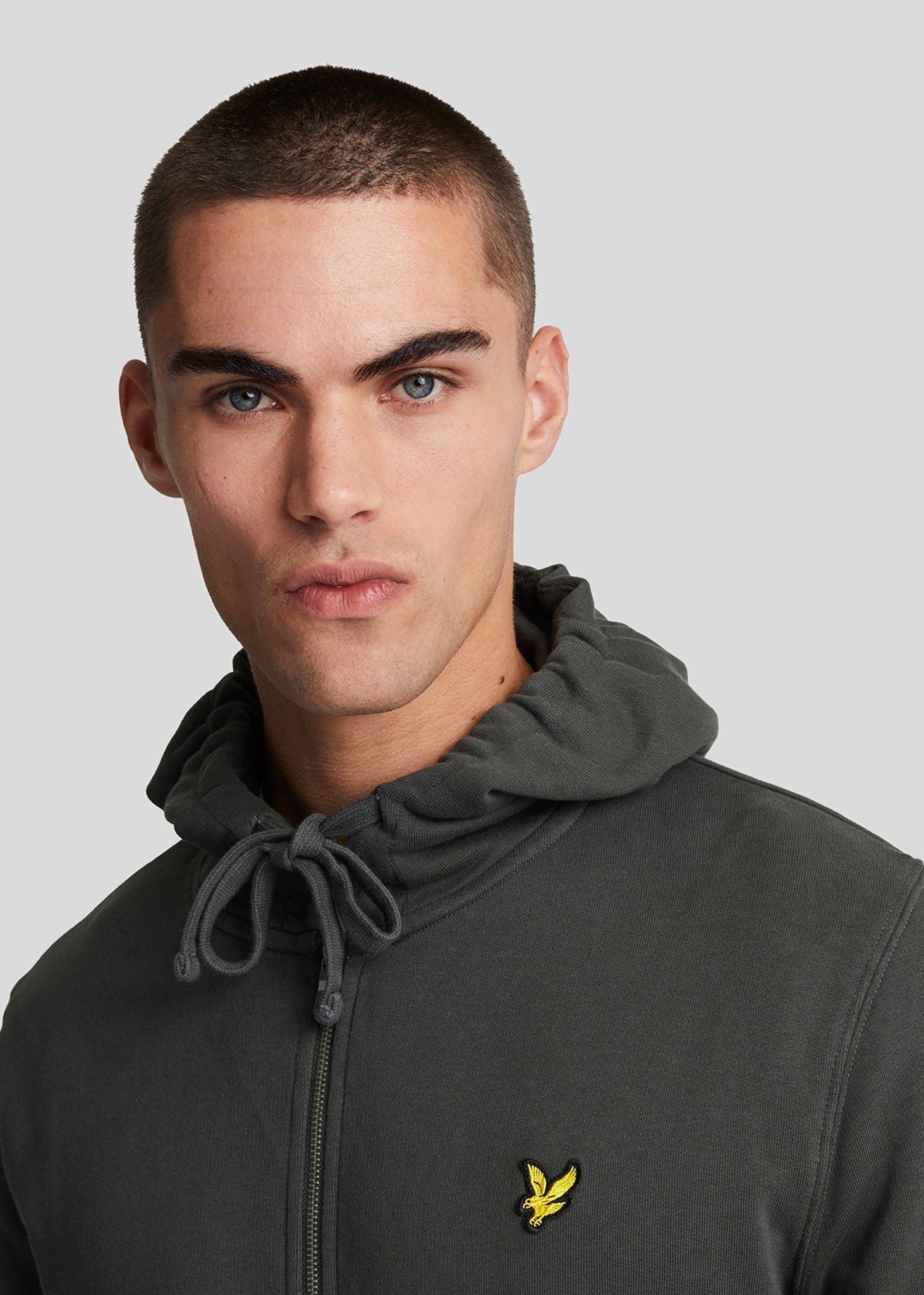 Lyle & Scott Hoodies  Zip through hoodie - gunmetal 