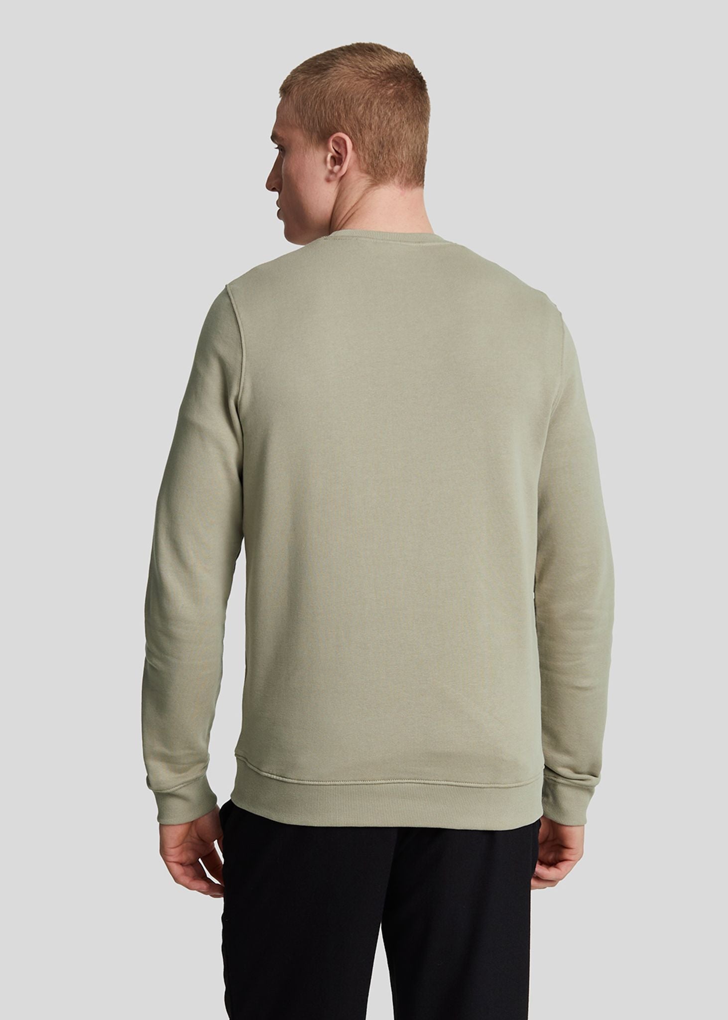 Lyle & Scott Truien  Crew neck sweatshirt - sage uniform 