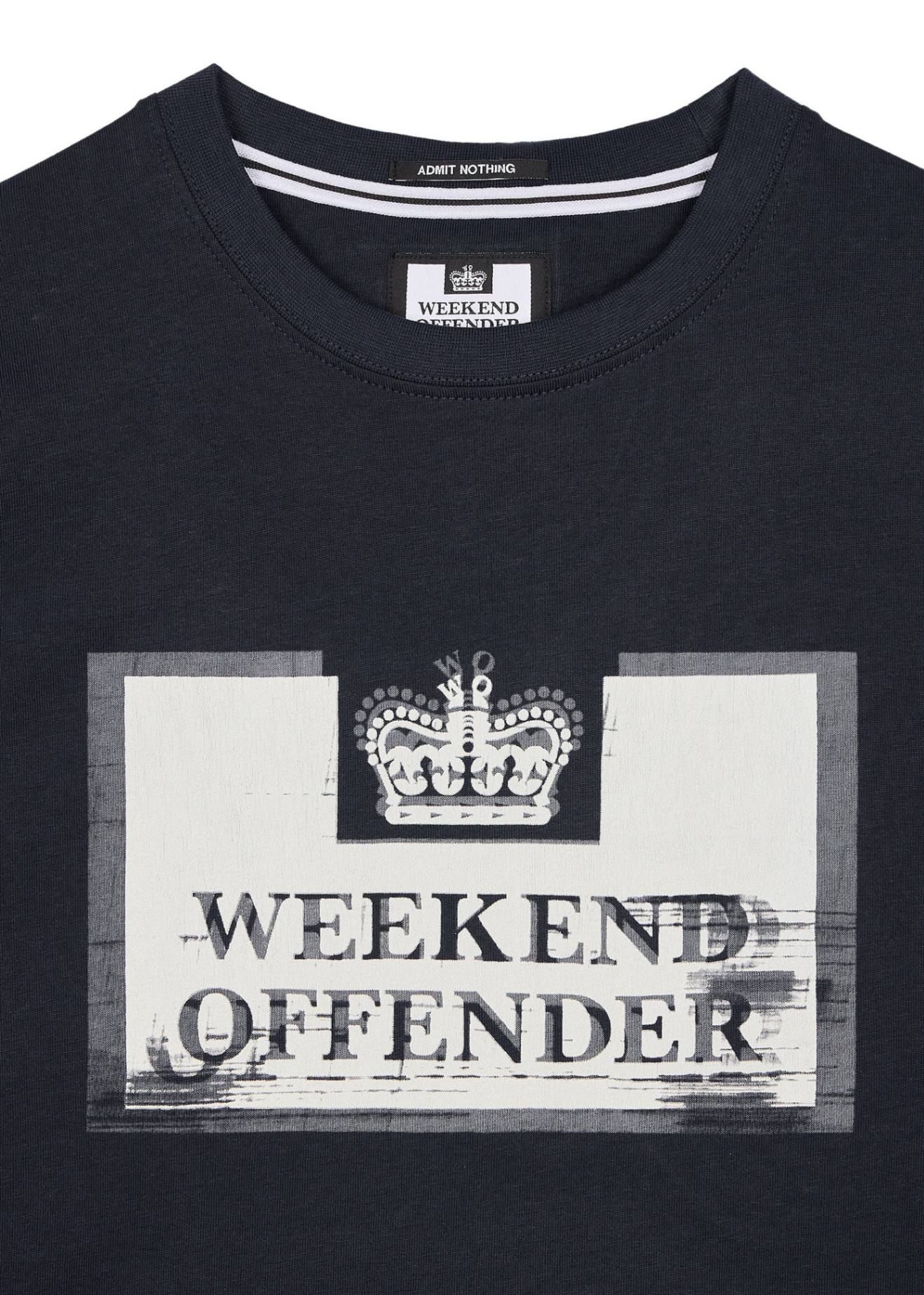 Weekend Offender T-shirts  Bonpensiero - navy 