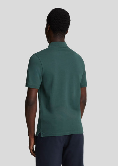 Lyle & Scott Polo's  Plain polo shirt - argyle teal 