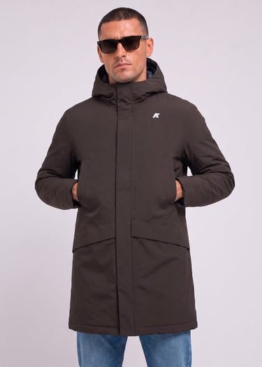 K-Way Jacken Jarno twill marmotta - black olive blue airforce
