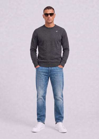 K-Way Pullover Sebastien merino - grey md mel