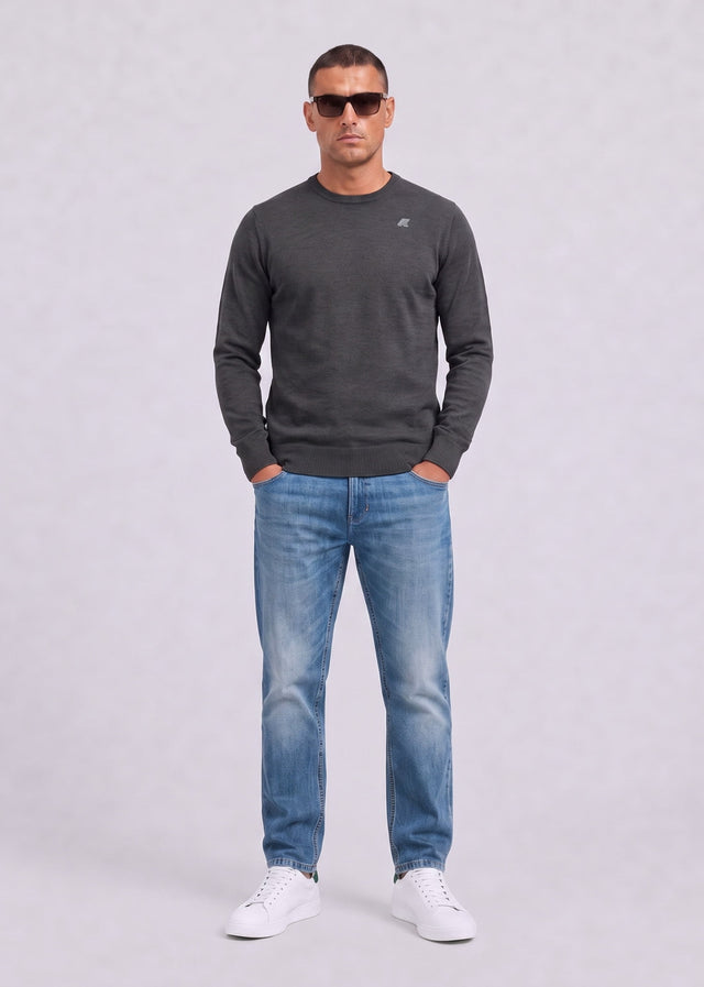 K-Way Pullover Sebastien merino - grey md mel