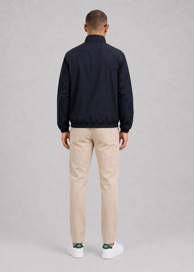 Lacoste Jacken Water repellent track jacket - blackbird