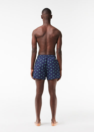Lacoste Zwembroeken  Swimming trunks all over print - navy blue multico 