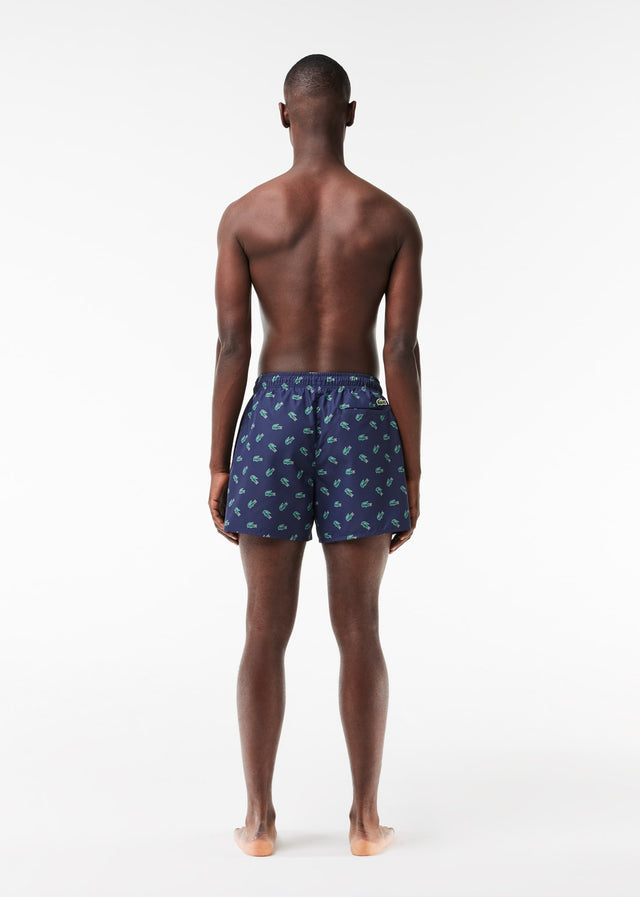 Lacoste Badeshorts  Swimming trunks all over print - navy blue multico 