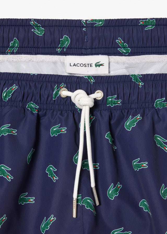 Lacoste Badeshorts  Swimming trunks all over print - navy blue multico 
