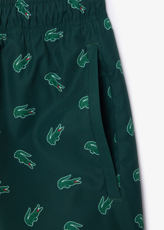 Lacoste Badeshorts  Swimming trunks all over print - sinople multico 