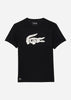 Lacoste T-shirts  Tee logo - black white 