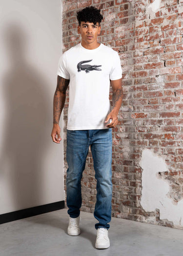 Lacoste T-shirts Lacoste logo t-shirt - white black