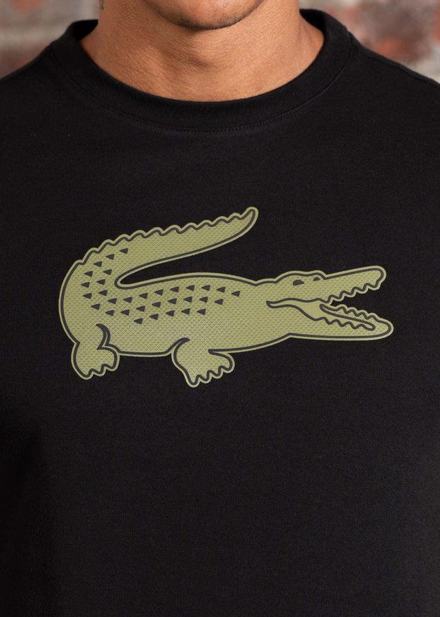 Lacoste T-Shirts Lacoste logo t-shirt - black