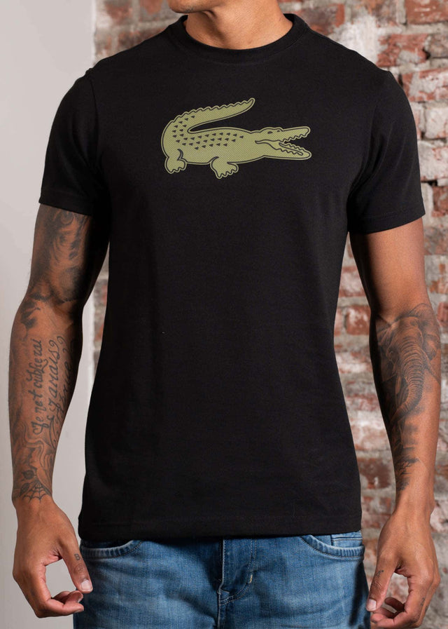 Lacoste T-Shirts Lacoste logo t-shirt - black