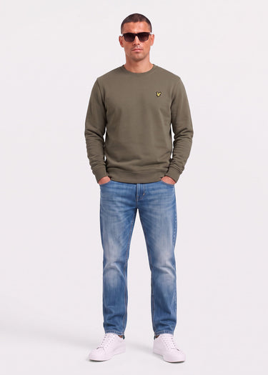 Lyle & Scott Truien Crew neck sweatshirt - khaki ash