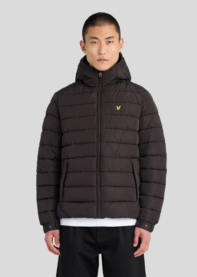 Lyle & Scott Jacken Hooded quilted jacket - jet black