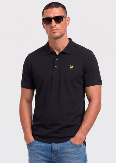 Lyle & Scott Polo's Plain polo shirt - jet black