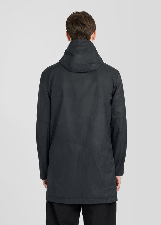 Lyle & Scott Jacken Waxed guard parka - jet black