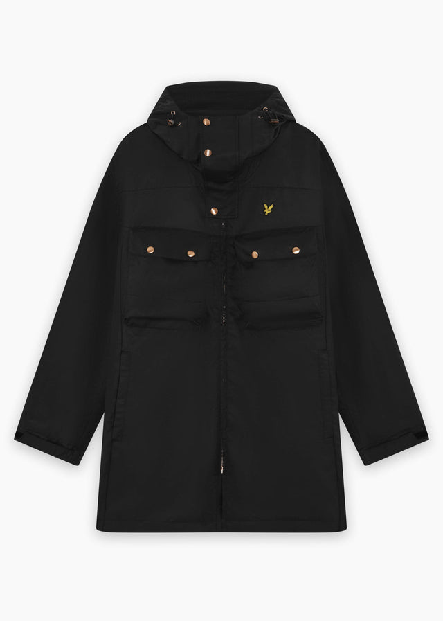 Lyle & Scott Jacken Waxed guard parka - jet black