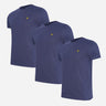 Lyle & Scott T-shirts  Crew neck t-shirt - navy 3 pack 