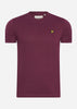 Lyle & Scott T-shirts  3 pack t-shirt - Burgundy - Navy - Light Grey Marl 