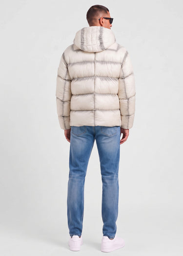 Lyle & Scott Jassen Translucent puffer jacket - putty