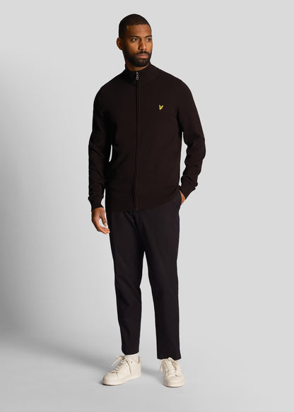 Lyle & Scott Vesten  Full zip jumper - jet black 