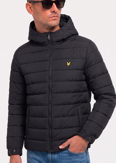 Lyle & Scott Jassen Hooded quilted jacket - jet black