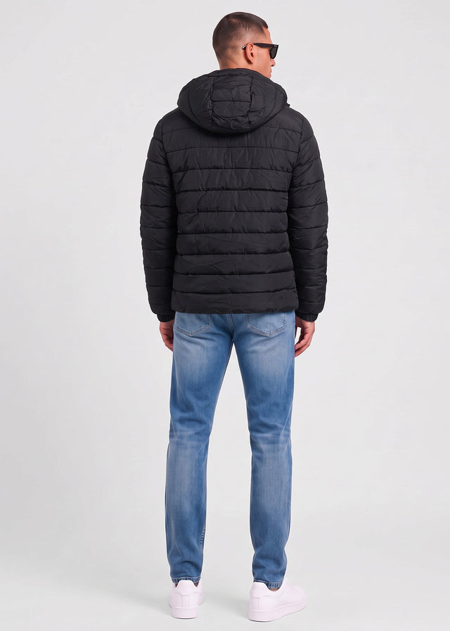 Lyle & Scott Jacken Hooded quilted jacket - jet black