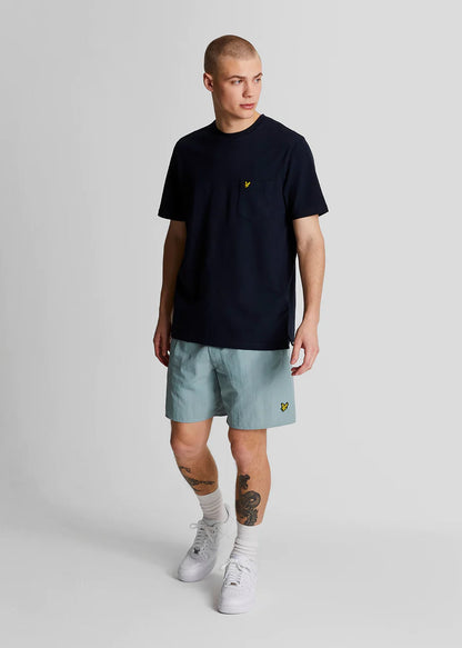 Lyle & Scott Zwembroeken  Plain swim short - slate blue 