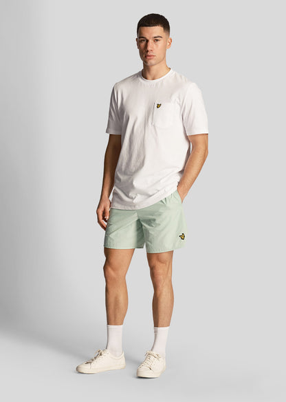 Lyle & Scott Zwembroeken  Plain swim short - turquoise shadow 