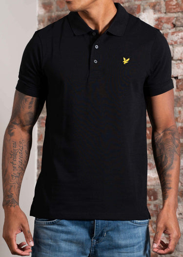 Lyle & Scott Polo's Plain polo shirt - jet black