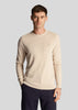 Lyle & Scott Truien  Tonal eagle cotton crew neck jumper - cove 