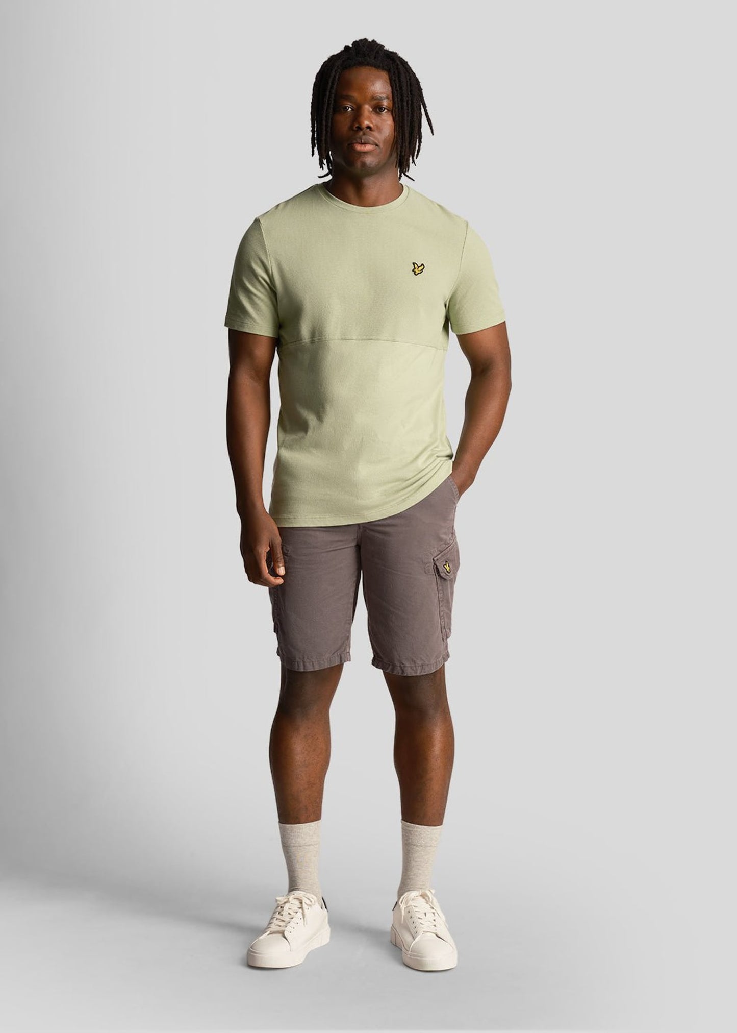 Lyle & Scott Korte Broeken  Wembley cargo short - anthracite 