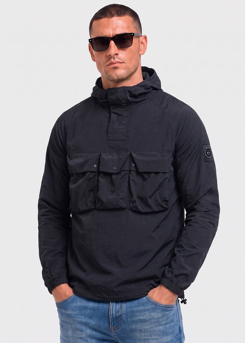 Sefton quarter zip - black