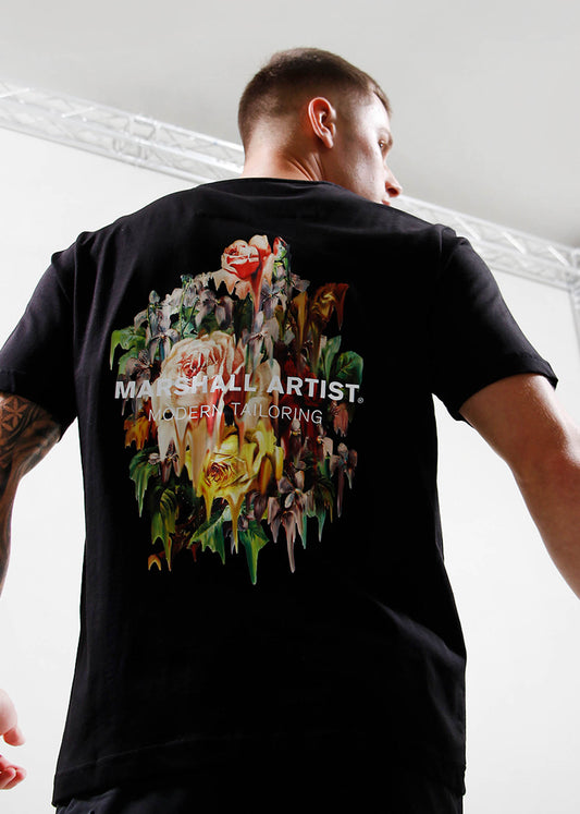 Marshall Artist T-shirts  Acid flora t-shirt - black 