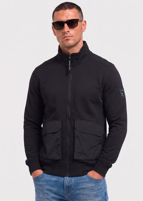 Streatham f z sweat - black