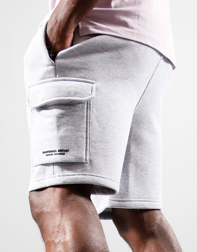 Marshall Artist Shorts  Siren cargo short - grey marl 