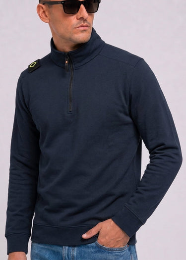 MA.Strum Truien Training quarter zip sweatshirt - ink navy