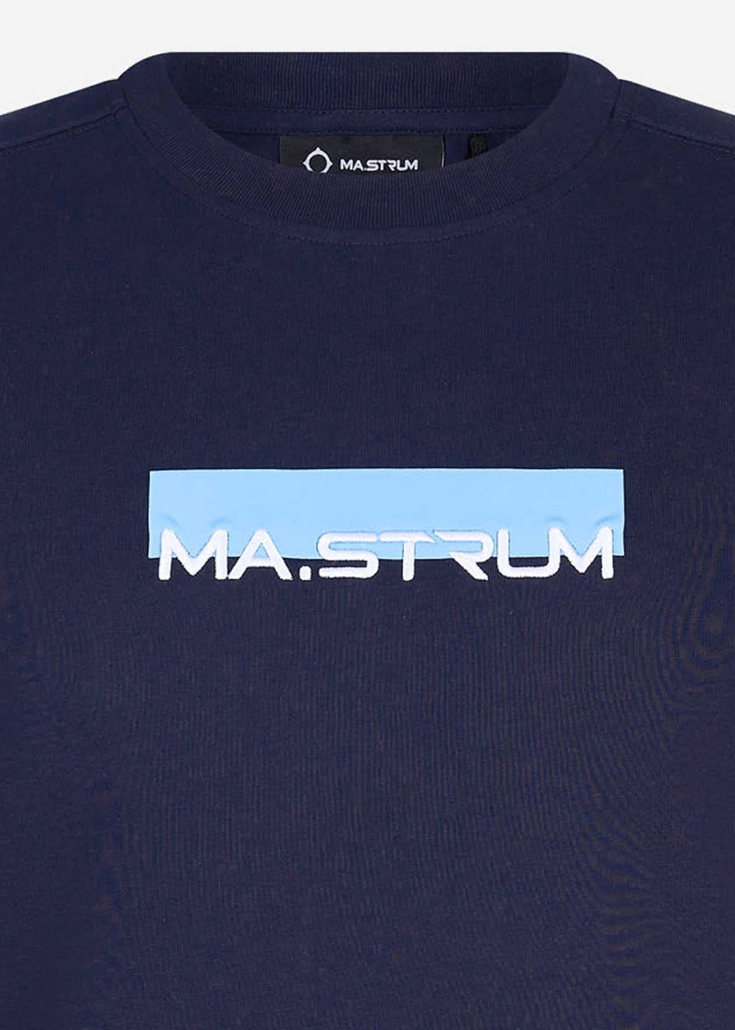 MA.Strum T-shirts  MA.Strum block print tee - ink navy 