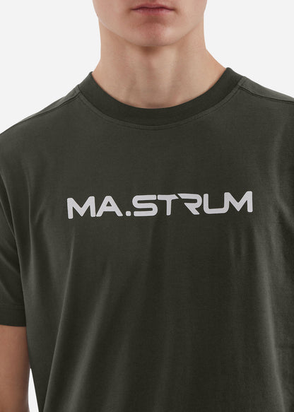 MA.Strum T-shirts  Chest print tee - oil slick 