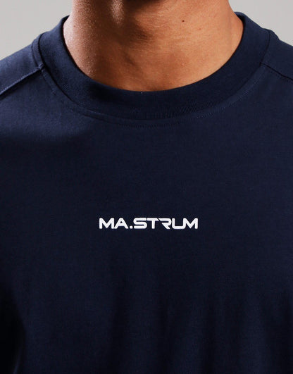 MA.Strum T-shirts  Mastrum printed tee - ink navy 