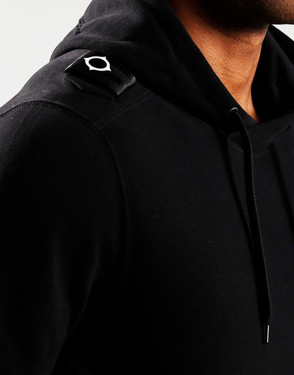 MA.Strum Hoodies  Core overhead hoody - jet black 