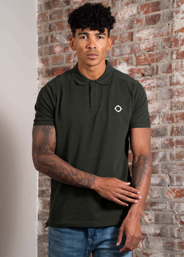 MA.Strum Polo's SS pique polo - oil slick