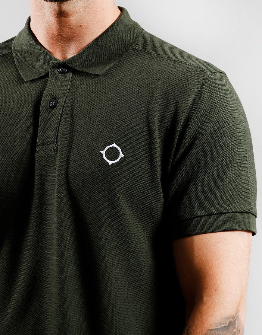 MA.Strum Polo's  SS pique polo - oil slick 