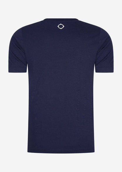 MA.Strum T-shirts  MA.Strum block print tee - ink navy 