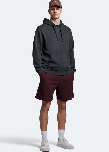Lyle & Scott Korte Broeken  Sweat short - burgundy 